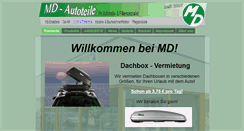 Desktop Screenshot of md-autoteile.com
