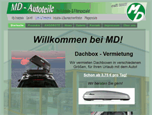 Tablet Screenshot of md-autoteile.com